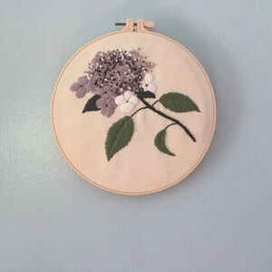 Embroidered flower design